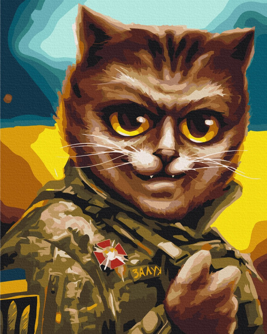 Котик Головнокомандуючий ©Марінна Пащук