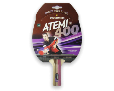 Ракетка для настільного тенісу Atemi 400 (A-анатомічна), фото 2