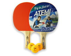 Набір настільного тенісу Atemi DUET (2 рак+3 м 1*)