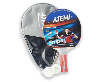 Набір настільного тенісу Atemi Sniper (1 рак + 2 м 3*), фото 2