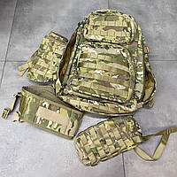 Армейский рюкзак с РПС тактический 90л, WOLFTRAP, Мультикам, для военных, ЗСУ крепкий военный рюкзак
