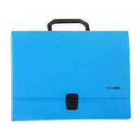 Портфель пластиковый на замке А4 Economix, голубой E31607-11