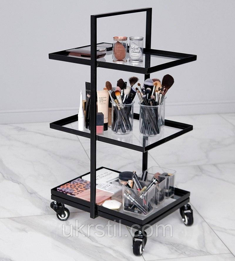 Візок косметологічний Diva Black, фото 1