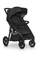 Прогулочная коляска для ребенка EasyGo Quantum с дождевиком, вес ребенка до 22 кг., 87х59х104 см., черная