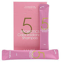 Шампунь для фарбованого волосся з пробіотиками Masil 5 Probiotics Color Radiance Shampoo 8ml