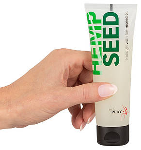 Розслаблюючий веганський гель для сексу та масажу Just Play Hempseed 80 мл, фото 3