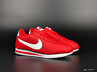 Женские легкие демисезонные кроссовки Nike Cortez красные пенка,найк кортез