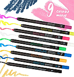 Олівець для очей неоновий Parisa Cosmetics Neon Waterproof Eyeliner No 601 Чорний, фото 3