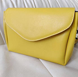 Жіноча сумка через плече крос-боді, жовта