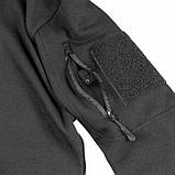 Толстовка на блискавці MFH Tactical Black 00630A, фото 4