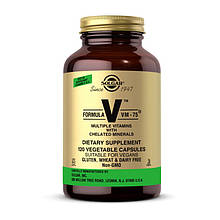 Вітамінно-мінеральний комплекс Solgar Formula V VM 75 120 veg Caps