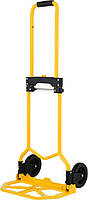 Складная транспортная тележка на колесах тачка кравчучка Vorel (78660 yellow-TS) 380*660*960 желтая