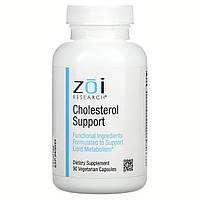 Поддержание уровня холестерина, Cholesterol Support, ZOI Research, 90 вегетарианских капсул
