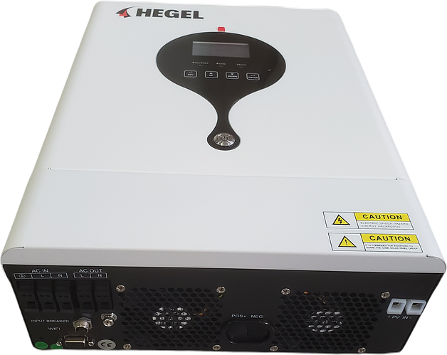 Гібридний інвертор HEGEL REVO MV II PRO 3.5KW 24V 3.5 кВ 4в1 ДБЖ (Model ...