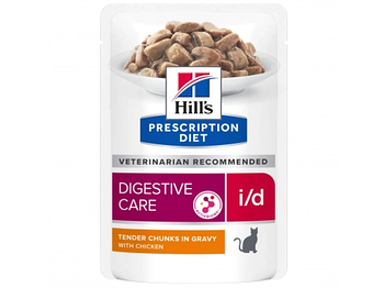 Корм лікувальний для котів при захворюваннях ШКТ, панкреатиті, діареї Wet PD Feline i/d Ch пауч 85г, Курка