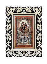 Ікона божественної матері Святогоська в розрізній рамці