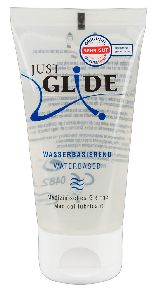 Лубрикант Just Glide Waterbased на водній основі, 50 мл, фото 1