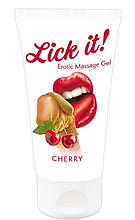 Оральне мастило Lick It! Cherry 50 мл (веганська)