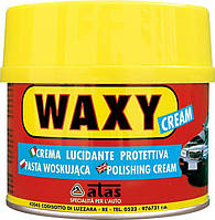 Поліроль кузова ATAS WAXY CREAM 250 ml паста + губка / Твердий віск ATAS WAXY CREAM 250 ml паста + губка