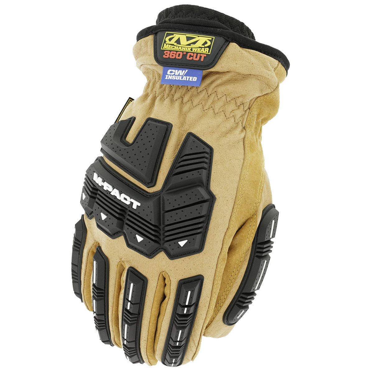 Рукавички утеплені тактичні Mechanix Wear M-Pact Insulated Leather Driver F9-360 Coyote LDMP-X95