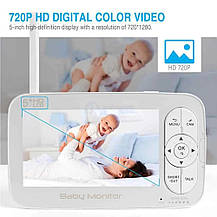 ВІДЕОНЯНЯ BOYFUN BABY MONITOR SYSTEM BM-RXCD02 МОНИТОР 5", Amazon, Германия, фото 5