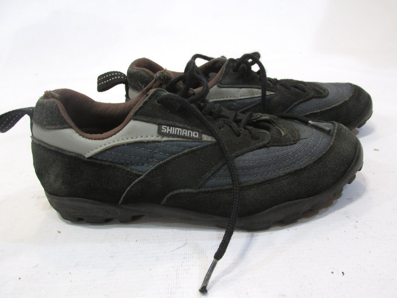 Вело кросівки Shimano, 38 (24 см), шкіра-текстиль, з кріпленням, Відвіст сост!, фото 1