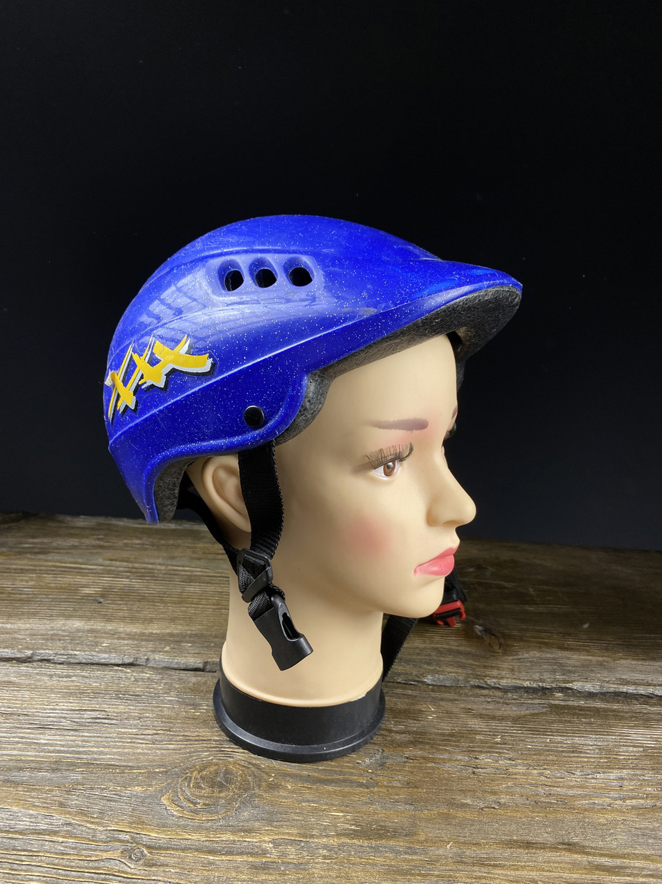 Шолом велошолом синій Static, Розм 54-55, Хор сост, фото 1