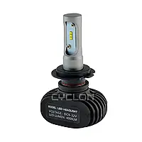 Автомобильные светодиодные LED лампы CYCLONE LED H7 5000K 4000LM TYPE 9A (2шт)