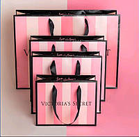 Подарочный пакет Victoria's Secret M - размер: 24х21х10 см