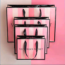 Подарунковий пакет Victoria's Secret M - размеры: 24х21х10 см