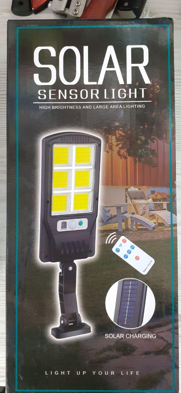 Вуличний ліхтар на стовп solar street BK120-6COB з датчиком руху (60)