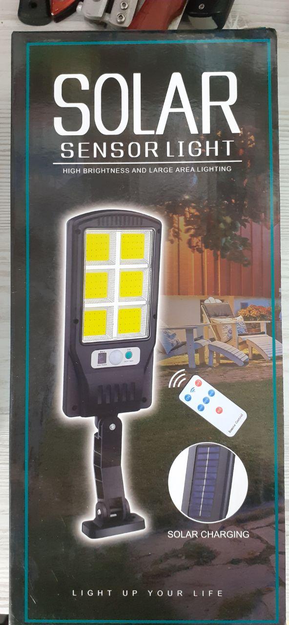 Вуличний ліхтар на стовп solar street BK120-6COB з датчиком руху BR000061