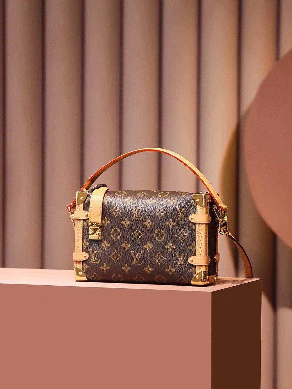 Сумка Louis Vuitton Side Trunk PM із канви Monogram
