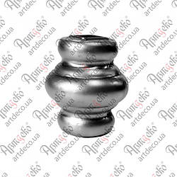 Кована насадка тонкостінна 55х45 отвір під кв.12. Арт 41.502.01