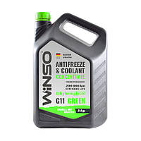 Антифриз Концентрат WINSO G11 ЗЕЛЕНЫЙ 5 л. ANTIFREEZE CONCENTRATE WINSO G11 GREEN 5кг