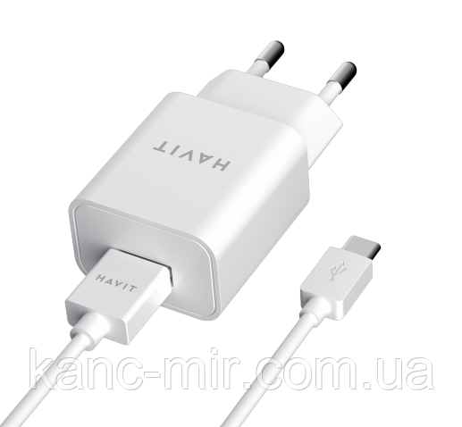 Зарядний пристрій HAVIT HV-ST113 USB з кабелем Type-C