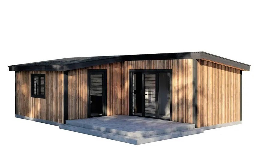 Барнхаус, сучасний модульний будинок 9х6.4 м під ключ від виробника
