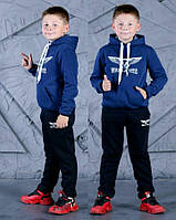 Костюм для мальчика теплый детский с капюшоном Костюм-двойка спортивный возраст 6-10 лет Разные цвета