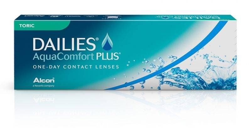 Торичні Контактні лінзи Dailies Aqua Toric