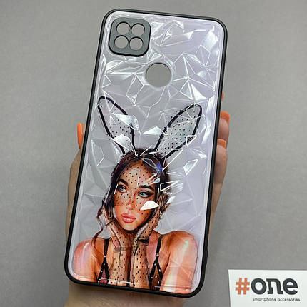 Чохол для Xiaomi Redmi 9C Ladies з принтом з дівчинкою з вушками чохол на телефон сяомі редмі 9с, фото 1