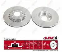 Тормозной диск Abe C3X004ABE на Opel Astra / Опель Астра