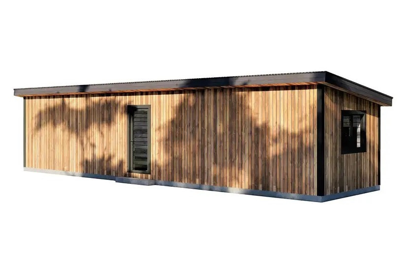 Барнхаус, сучасний модульний дім 13х3.2 м під ключ від виробника