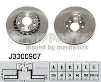 Тормозной диск Febi 05179 на Opel Astra / Опель Астра