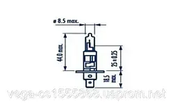 Лампа дальнього світла Narva 48630 на Ford Fiesta / Форд Фієста