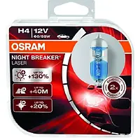 Лампа галогенная Osram Night Breaker Laser +130% H4 12 В 60 Вт 2 шт