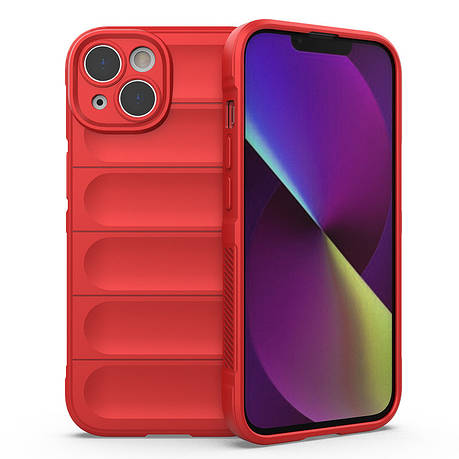 Силіконовий чохол Wavy для iPhone 14 Red, фото 1