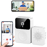 Умный домофон с камерой и WIFI Doorbell X9 / Беспроводной дверной видеозвонок / Аккумуляторный домофон