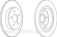 Гальмівний диск Ferodo DDF1227 на Ford Focus / Форд Фокус