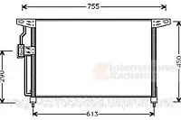 Радиатор кондиционера Van Wezel 37005228 на Opel Omega / Опель Омега