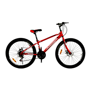 Велосипед CrossBike 24" Spark D-Steel 2022 Рама 11" red